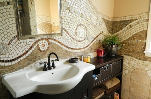 Arredare il bagno in modo originale: il mosaico