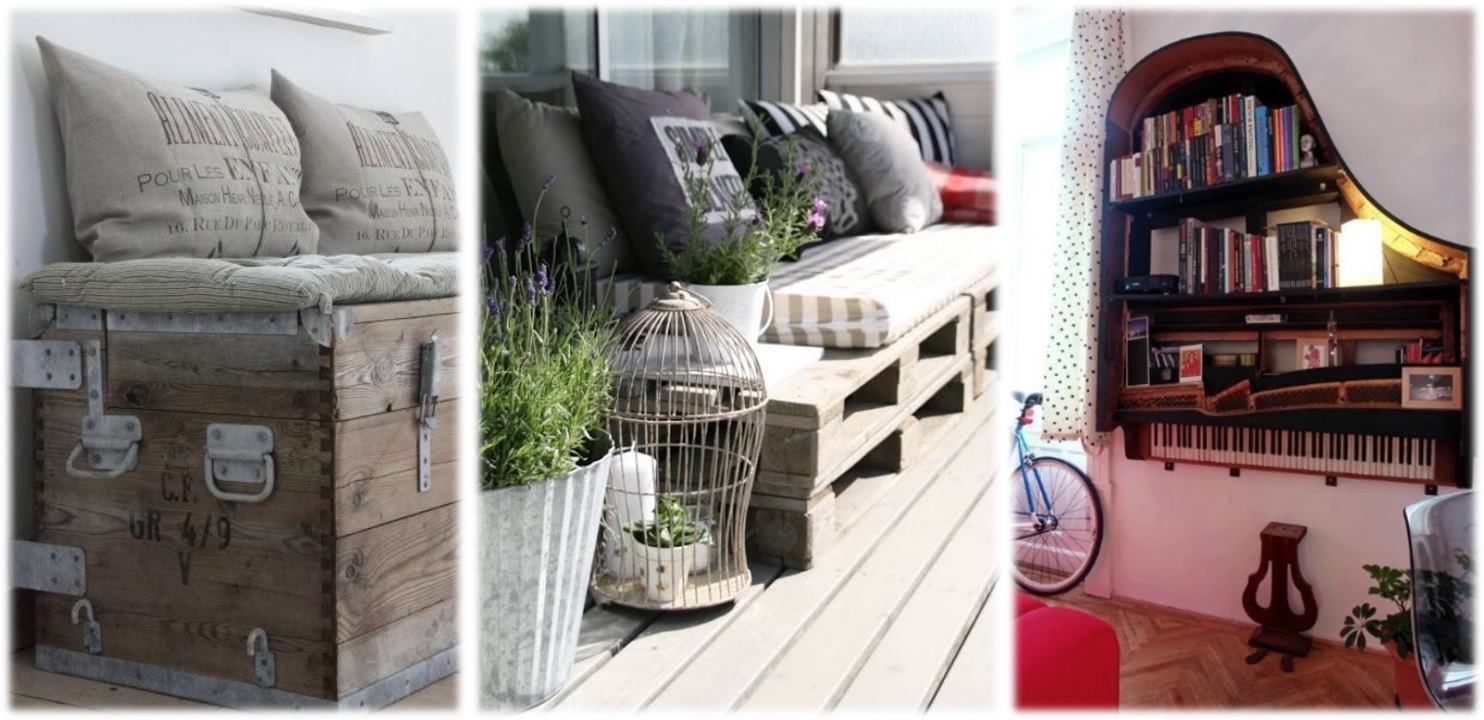 Riciclo creativo: idee per arredare casa con zero budget