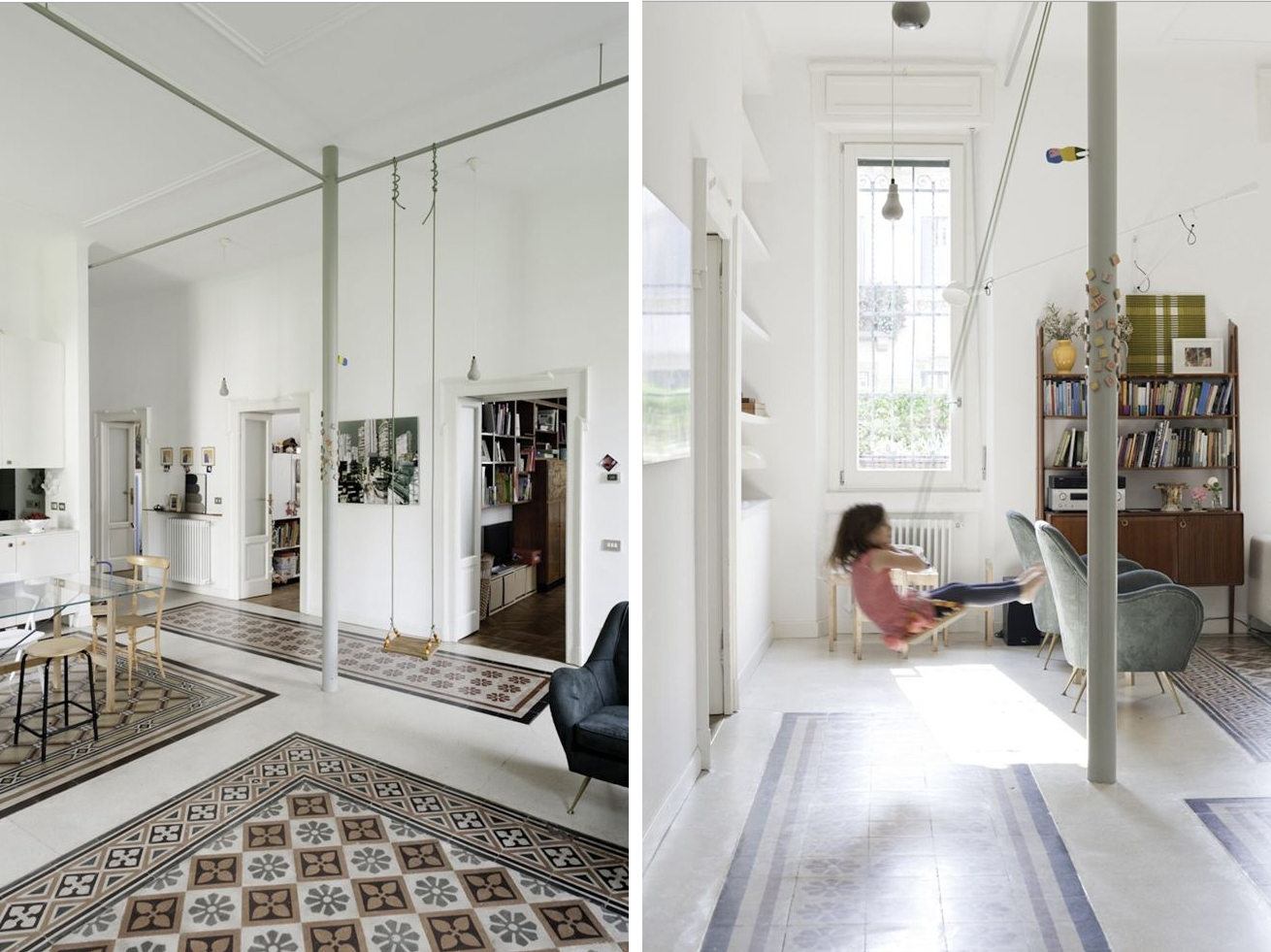 Le cementine, mattonelle très chic casa italiana