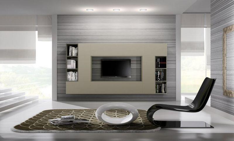 Soggiorno con biocamino: il blog di lisa frigerio novità per l& ... Pareti moderno nero con led tv