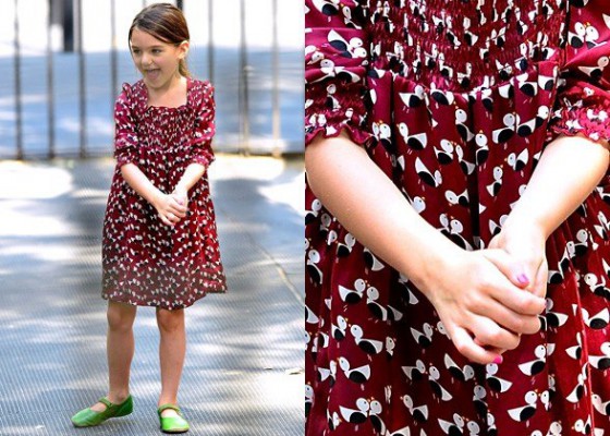 baby celebrity Sury Cruise mamme a spillo