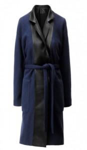 cappotto lana pelle HM mamme a spillo