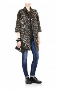 Liu Jo cappotto animalier mamme a spillo