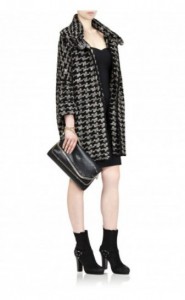 Liu Jo cappotto pied de poul mamme a spillo