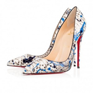 Pumps pitone mamme a spillo