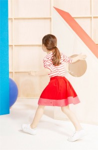 Petit Bateau romantico look mamme a spillo