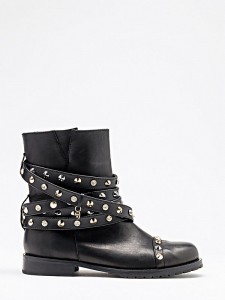 moda stivali pe 2015 biker nero patrizia pepe mamme a spillo
