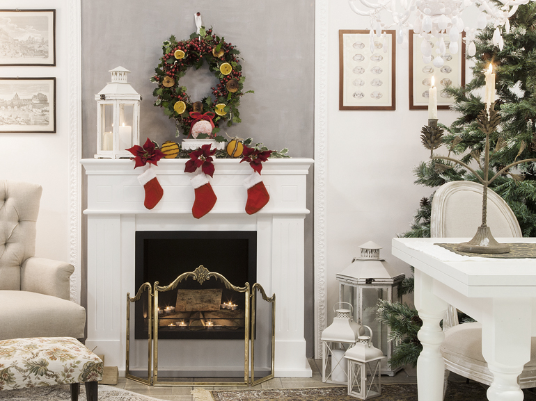 Natale 15 Come Decorare Casa In Stile Shabby Chic