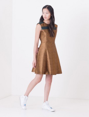 look per le feste corolla dress jaquard max&co mamme a spillo