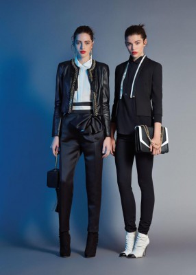 look per le feste tailleur elisabetta franchi mamme a spillo