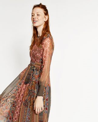 abito boho zara autunno 2016 mamme a spillo