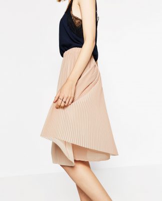 gonna plissettata zara autunno 2016 mamme a spillo