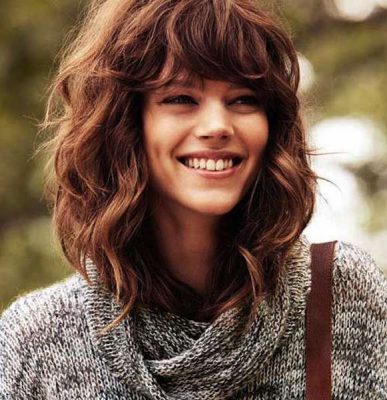 tagli per capelli inverno 2016 mamme a spillo frangia capelli mossi