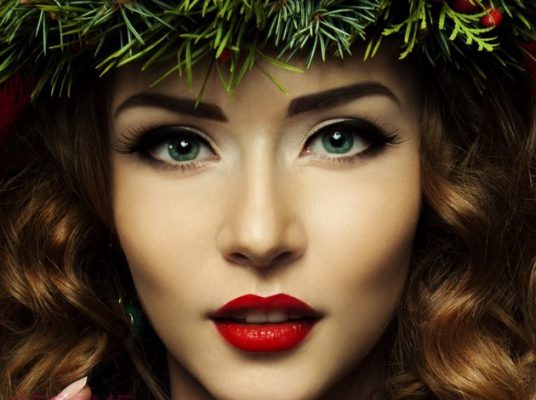 acconciature per le feste natale trucco mamme a spillo