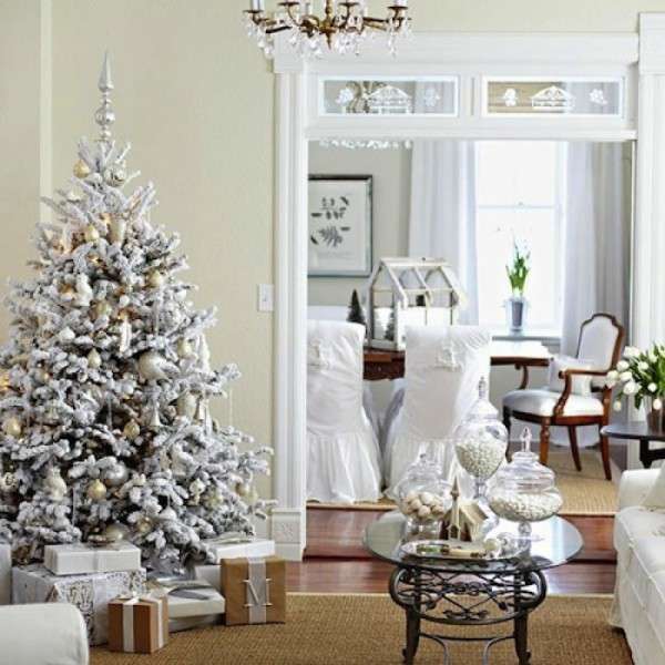 Decorazioni Albero Di Natale Bianco E Argento.Come Decorare L Albero Di Natale 10 Idee Tutte Da Copiare