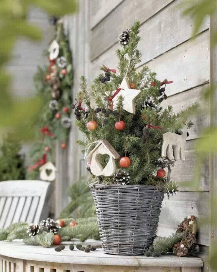 Addobbi Natalizi Rustici.Albero Di Natale In Stile Country Rustico Ecco Come Realizzarlo