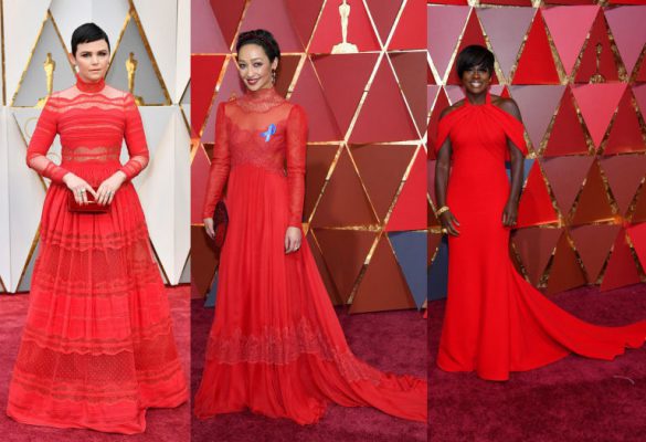 mamme a spillo oscar 2017 abiti in rosso