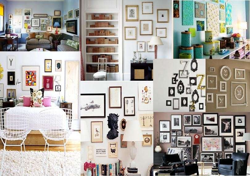 Cornici creative tante idee per decorare le pareti con il for Idee fai da te per casa
