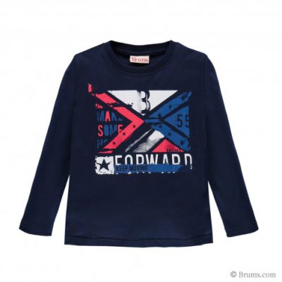 t-shirt blu brums primavera 2017 mamme a spillo