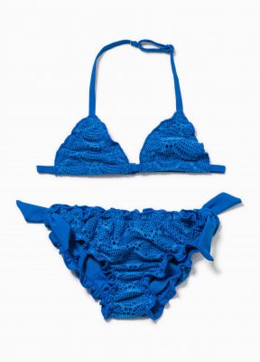 costume in pizzo elasticizzato azzurro ovs kids primavera 2017