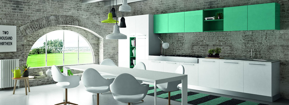 Una cucina moderna e colorata: come arredarla nel modo perfetto ... Cucine piu belle moderne