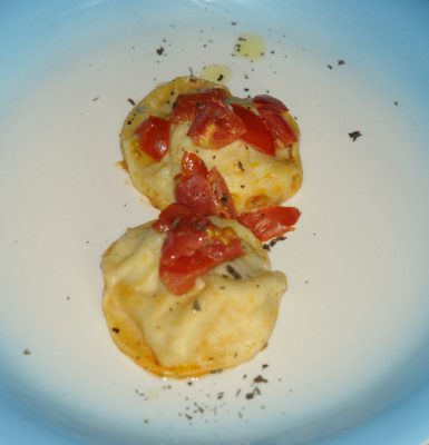 ravioli di patate e caprino