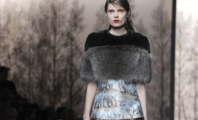 marni abito pelliccia