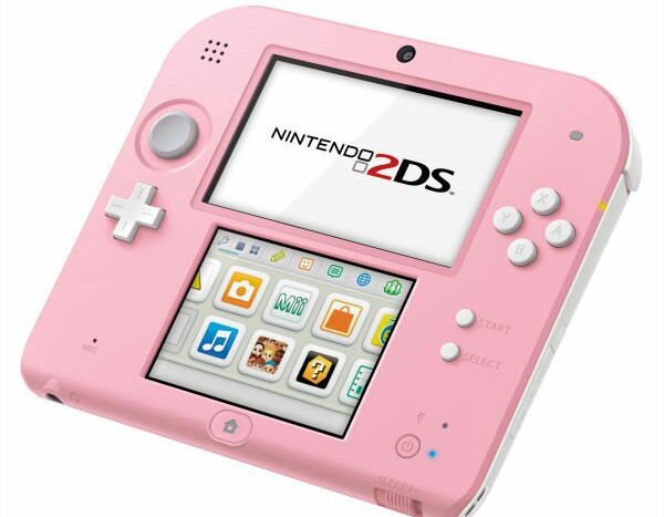 nintendo 2ds rosa