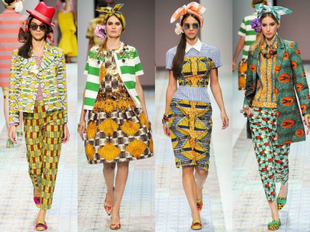 Stella Jean PE 2014 mamme a spillo