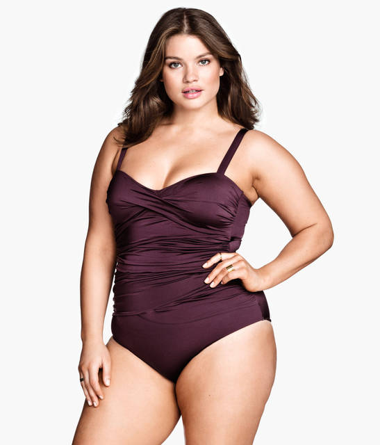AUUXVA Bigjoke Costume Intero Donna Arcobaleno Con Arricciature Sul Davanti - Effetto Controllo Pancia Per Spiaggia E Piscina