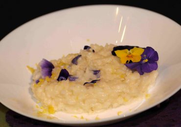 risotto alle viole