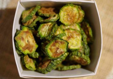 chips di zucchine al microonde