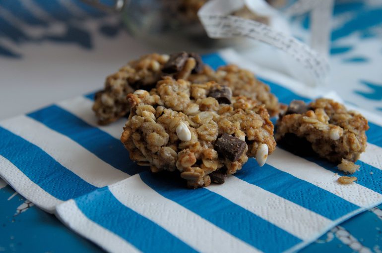 biscotti avena e riso soffiato