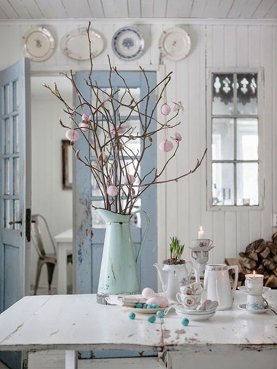 Decorazioni di Pasqua in stile shabby chic: le più belle