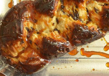 treccia al cioccolato