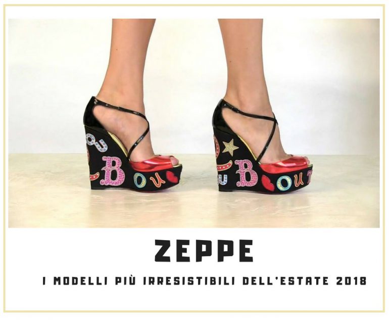 scarpe con zeppa estive 2018