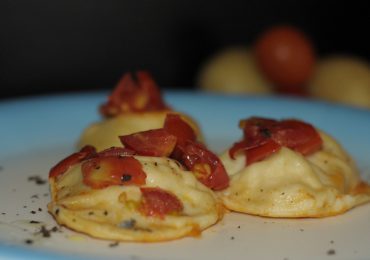 ravioli di patate e caprino